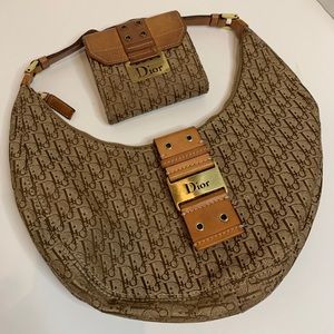 Vintage 90s Dior bag & matching wallet